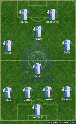 K Racing Club Genk football formation