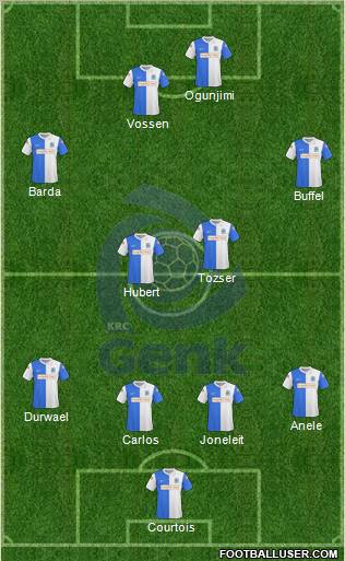 K Racing Club Genk football formation