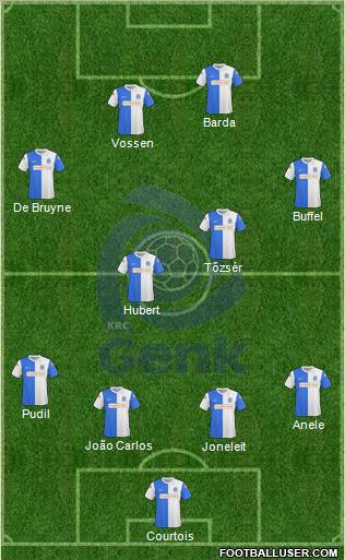 K Racing Club Genk 4-4-1-1 football formation