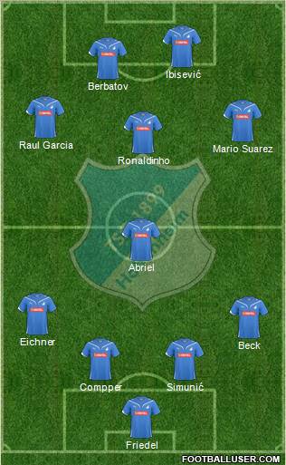 TSG 1899 Hoffenheim Formation 2010