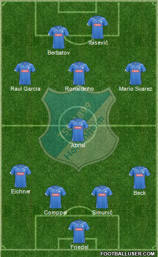 TSG 1899 Hoffenheim Formation 2010