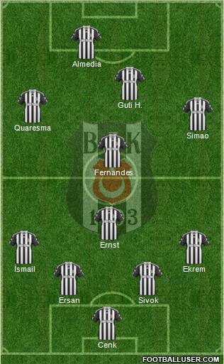 Besiktas JK Formation 2010