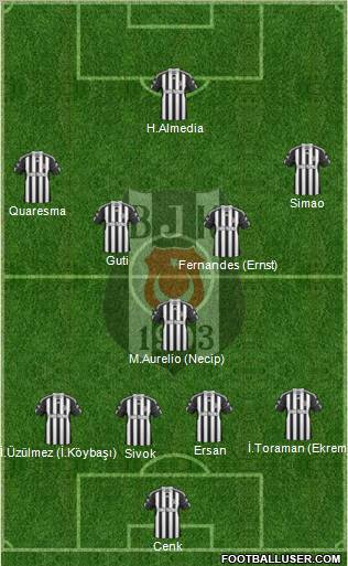 Besiktas JK Formation 2010