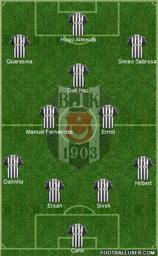 Besiktas JK Formation 2010