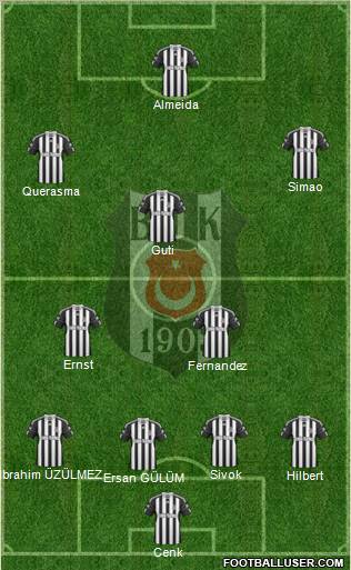 Besiktas JK Formation 2010
