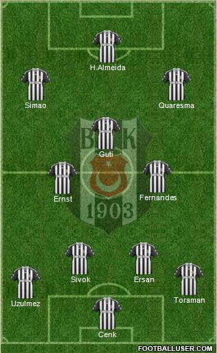 Besiktas JK Formation 2010