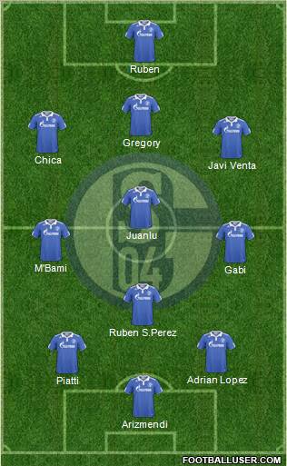FC Schalke 04 Formation 2010