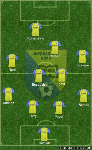 FK Modrica Maxima Formation 2010
