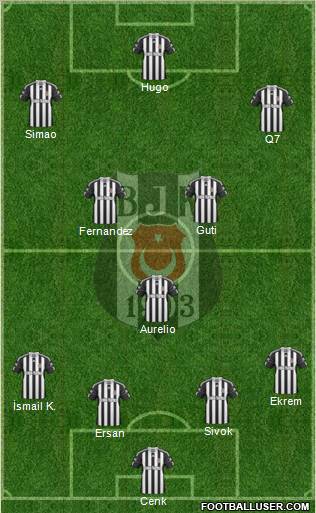 Besiktas JK Formation 2010