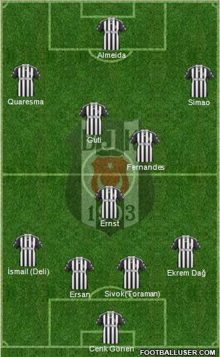 Besiktas JK Formation 2010
