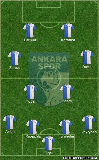 Ankaraspor A.S. Formation 2010