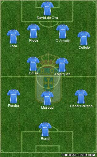Real Oviedo S.A.D. Formation 2010