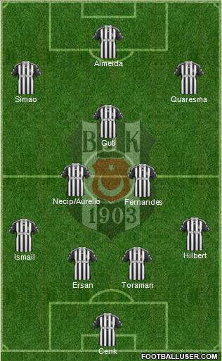 Besiktas JK Formation 2010