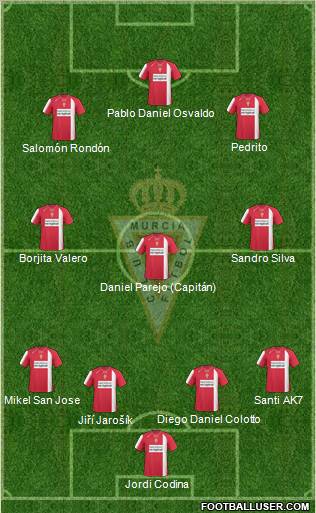 Real Murcia C.F., S.A.D. Formation 2010