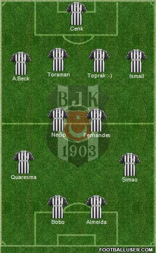 Besiktas JK Formation 2010