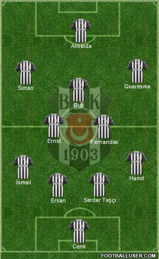 Besiktas JK Formation 2010