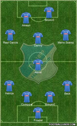TSG 1899 Hoffenheim Formation 2010