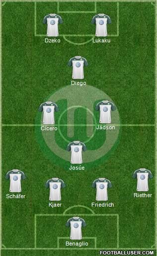 VfL Wolfsburg Formation 2010
