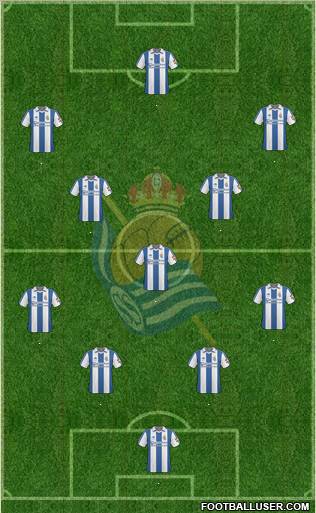 Real Sociedad S.A.D. football formation