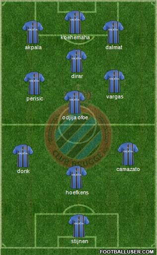 Club Brugge KV Formation 2010