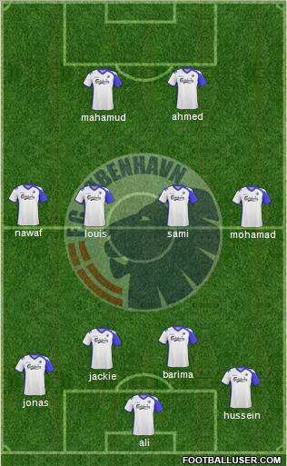 Football Club København Formation 2010