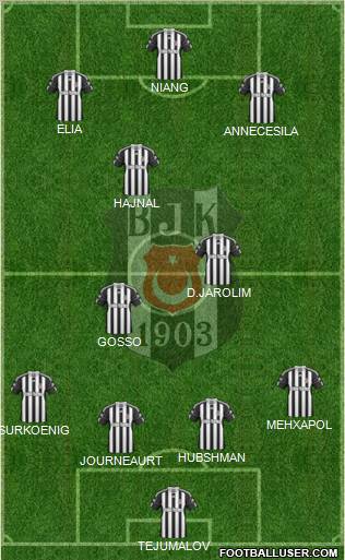 Besiktas JK Formation 2010