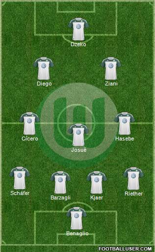 VfL Wolfsburg Formation 2010