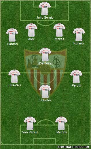 Sevilla F.C., S.A.D. Formation 2010