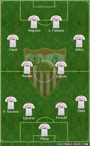 Sevilla F.C., S.A.D. Formation 2010