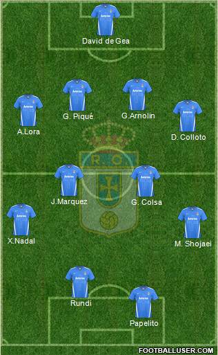 Real Oviedo S.A.D. Formation 2010