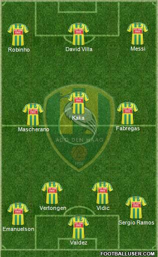 ADO Den Haag Formation 2010