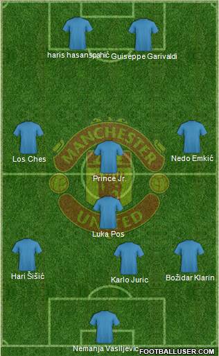 Manchester United Formation 2010