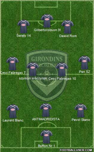 FC Girondins de Bordeaux Formation 2010