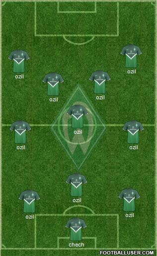 Werder Bremen Formation 2010