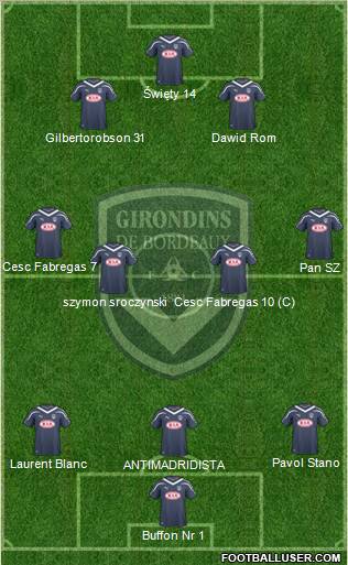 FC Girondins de Bordeaux Formation 2010