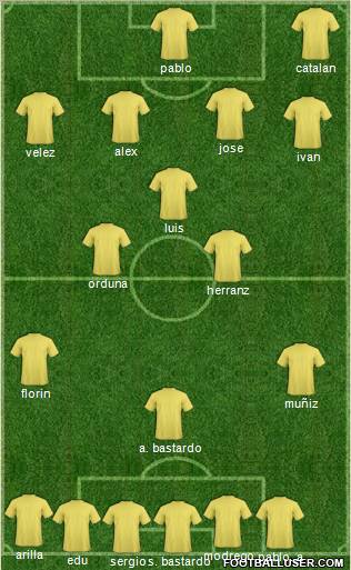 Pro Evolution Soccer Team Formation 2010