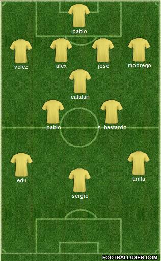 Pro Evolution Soccer Team Formation 2010
