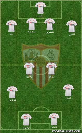 Sevilla F.C., S.A.D. Formation 2010