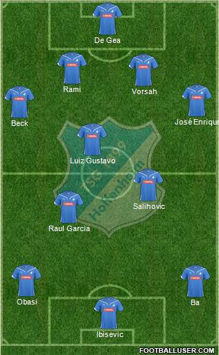 TSG 1899 Hoffenheim Formation 2010