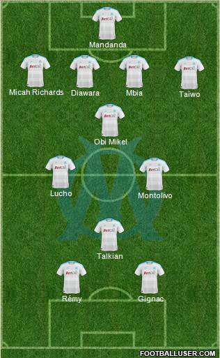 Olympique de Marseille Formation 2010