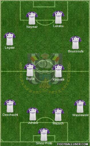 RSC Anderlecht Formation 2010