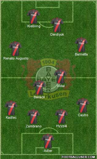 Bayer 04 Leverkusen football formation