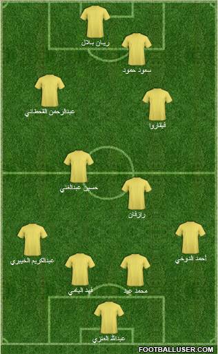 Al-Nassr (KSA) Formation 2010