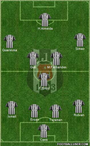 Besiktas JK Formation 2010