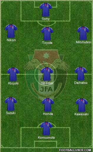 Japan Formation 2010