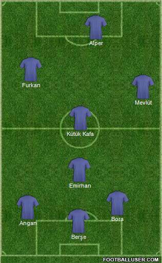 Champions League Team football formation