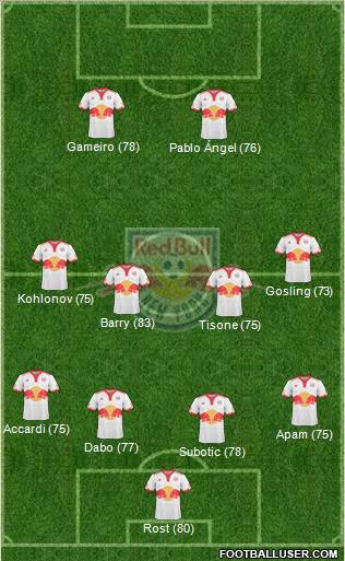 New York Red Bulls Formation 2010