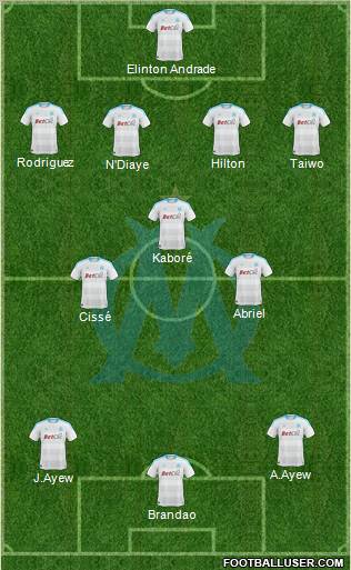 Olympique de Marseille Formation 2010