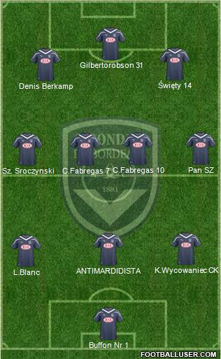 FC Girondins de Bordeaux Formation 2010