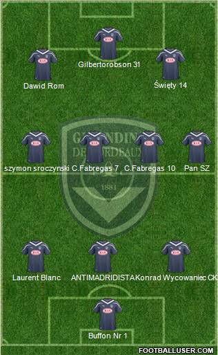 FC Girondins de Bordeaux Formation 2010